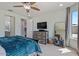 Comfortable main bedroom with en-suite bathroom and modern decor at 7149 E Plata Ave, Mesa, AZ 85212