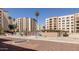 A nice view of the community pool, perfect for relaxation and recreation in the sunshine at 7920 E Camelback Rd # 110, Scottsdale, AZ 85251