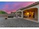 Beautiful backyard with hot tub and covered patio, perfect for entertaining at 13569 S 175Th Dr, Goodyear, AZ 85338