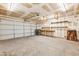 Spacious two car garage with workbench and storage shelves at 1466 E Avenida Fresca --, Casa Grande, AZ 85122