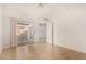 Well-lit bedroom with sliding glass door and a fan, offering access to outdoor space at 1822 S 39Th St # 7, Mesa, AZ 85206
