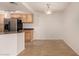 Dining area featuring kitchen with stainless steel appliances at 1822 S 39Th St # 7, Mesa, AZ 85206