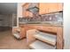 Custom kitchen cabinets with pull out shelves with a stainless steel range hood at 248 S 167Th Dr, Goodyear, AZ 85338