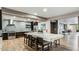 Large kitchen with island, stainless steel appliances, and modern cabinets at 2511 W Queen Creek Rd # 262, Chandler, AZ 85248