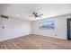 Spacious living room with hardwood floors, recessed lighting, and a ceiling fan at 3231 W Willow Ave, Phoenix, AZ 85029