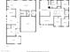 Combined floor plan view showcasing layout of first and second story with room placement at 3370 E Flamingo Ct, Gilbert, AZ 85297