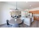 Breakfast nook featuring view to main living area and open concept layout at 4356 E Carriage Way, Gilbert, AZ 85297