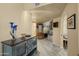Inviting entryway featuring stylish furnishings and hardwood floors at 4715 E Carmen St, Phoenix, AZ 85044