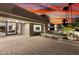 Modern home with sleek lines, desert landscaping, and exterior courtyard at 4835 E Onyx Ave, Paradise Valley, AZ 85253