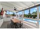 Inviting outdoor space with a built-in BBQ grill, dining area, and refreshing pool views at 6271 E Evans Dr, Scottsdale, AZ 85254