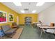 Sunny activity room offering tables, chairs, lounge area, and storage, ideal for community projects and gatherings at 701 S Dobson Rd # 259, Mesa, AZ 85202