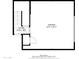 Floor plan showing foyer and large garage space measuring 22'5