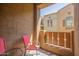 A cozy patio with a view of the neighborhood at 900 S 94Th St # 1166, Chandler, AZ 85224