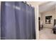 Bathroom with a tiled floor and shower at 9309 E Obispo Ave, Mesa, AZ 85212