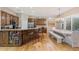 Bright kitchen with island seating and a breakfast nook for dining at 9566 E Raindance Trl, Scottsdale, AZ 85262