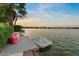 Beautiful lake view with a dock and waterfront access at 1700 E Lakeside Dr # 12, Gilbert, AZ 85234