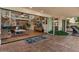 Open living room with sliding glass doors to the backyard and tile flooring at 1700 E Lakeside Dr # 12, Gilbert, AZ 85234