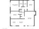 Detailed floor plan showcasing the layout of the home, including bedrooms, bathrooms, kitchen, living room, and dining area at 2515 S Maple Ave # 104, Tempe, AZ 85282