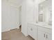 Elegant bathroom featuring tile floors, double sinks, and stylish fixtures at 37341 W San Clemente St, Maricopa, AZ 85138