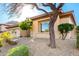 Charming home displaying desert landscaping with mature trees, creating a welcoming curb appeal at 15140 E Staghorn Dr, Fountain Hills, AZ 85268