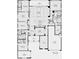 First floor elevation floor plan featuring a spacious layout including a kitchen and Primary bedroom at 3548 E Bloomfield Pkwy, Gilbert, AZ 85296