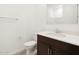 Half bathroom features modern vanity and fixtures at 4348 W Hannah St, San Tan Valley, AZ 85144