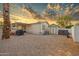 Spacious backyard with a shed, offering ample storage and outdoor living space at 201 S Greenfield Rd # 51, Mesa, AZ 85206