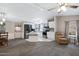 Open concept living room with kitchen and dining area at 201 S Greenfield Rd # 51, Mesa, AZ 85206
