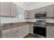 Kitchen with granite countertops, neutral cabinetry, and stainless steel appliances at 1320 E Binner Dr, Chandler, AZ 85225