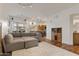 Comfortable living room featuring hardwood floors, recessed lighting, and an open floor plan at 162 W El Freda Rd, Tempe, AZ 85284