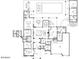 Detailed floor plan showcasing layout of a home with pool, bedrooms, living areas, and kitchen at 21347 W Jojoba Ct, Buckeye, AZ 85396
