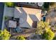 Gorgeous aerial view of the property featuring a pool, hot tub and landscaped backyard at 23014 N 52Nd St, Phoenix, AZ 85054