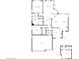 Detailed floor plan showcasing the layout of the home, including bedrooms, bathrooms, kitchen, and living areas at 23014 N 52Nd St, Phoenix, AZ 85054