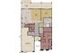 Detailed floor plan showcasing the layout of the home with kitchen, dining, great room, Primary suite, garage, and courtyard at 30857 N 128Th Dr, Peoria, AZ 85383