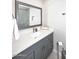 Stylish bathroom featuring updated vanity, mirror, and modern fixtures and decor at 325 W San Angelo St, Gilbert, AZ 85233