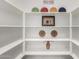 Pantry featuring multiple shelves for ample storage and organization in the kitchen at 36204 W San Sisto Ave, Maricopa, AZ 85138