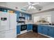 This kitchen boasts custom cabinets, modern appliances, ample counter space, and stylish backsplash at 3732 W Bluefield Ave, Glendale, AZ 85308
