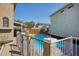 Backyard pool with fencing and a clear blue sky overhead, perfect for relaxing and enjoying the outdoors at 3732 W Bluefield Ave, Glendale, AZ 85308