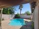 Inviting backyard pool and patio, perfect for relaxing in the sunshine at 3828 W Crocus Dr, Phoenix, AZ 85053