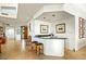 Stylish bar area with a sleek black countertop, perfect for entertaining guests in a modern setting at 39541 N 107Th Way, Scottsdale, AZ 85262