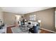 Comfortable living room with neutral tones, hardwood floors, and a modern interior design at 4034 E Aster Dr, Phoenix, AZ 85032