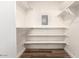 Walk in closet with built-in shelving to keep you organized at 4501 E Carol Ave # 68, Mesa, AZ 85206