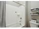 Bathroom featuring a shower-tub combination and functional fixtures at 4619 N 179Th Dr, Goodyear, AZ 85395
