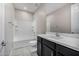 A bathroom featuring a single sink, bathtub and shower combination at 5752 N 109Th Ave, Phoenix, AZ 85037
