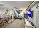 Bright bedroom features built in bunk beds, decorative ceiling, and window with patterned curtains at 6728 N 24Th Dr, Phoenix, AZ 85015