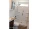 Bathroom featuring a stand up shower with multiple ledges and safety bar at 7807 E Main St # H7, Mesa, AZ 85207