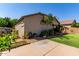 Attractive backyard showing the landscaping and patio area, enhancing the outdoor appeal of this home at 16603 N 168Th Dr, Surprise, AZ 85388