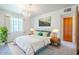 Bedroom features a large bed with bright lighting and a window with lots of light at 1945 E Solano Dr, Phoenix, AZ 85016