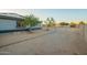 Exterior view of backyard with solar panels on roof at 22626 W Gibson Ln, Buckeye, AZ 85326