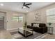 Inviting living room with neutral walls, plush rug, and modern coffee table at 296 N Jesse St, Chandler, AZ 85225
